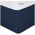 thumbnail image 1 of Fancy Collection 14” Inch Drop Tailored Pleated Bed Skirt California King Size Solid Navy Blue New, 1 of 1