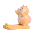 thumbnail image 2 of Milaget Cute Phone Stand Cute Animal Desktop Accessories Smartphone Stand for Home Decor Two Hand Dog Shape, 2 of 7