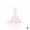pink, variant on Mini Perfume Funnel For Small Bottles And Atomizers Plastic Clear Travel Size