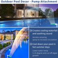 thumbnail image 3 of Swimming-Pool Waterfall Fountain Fun Water Sprinkler Above In-ground Pool Spray Pond Decoration, 3 of 7