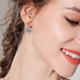 thumbnail image 3 of YYKihy Women Earrings Heart Shaped Zircon Multi Color Fashion Simple Earrings Fashion Earrings Zircon Ear Button Peach Heart Multi Color Jewelry, 3 of 9