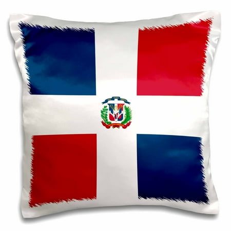 3drose Flag Of The Dominican Republic Navy Blue And Red Squares