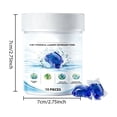 thumbnail image 3 of Powerful 4-in-1 Laundry Detergent Pods, 10 Count Portable Washing Capsules for Travel & Daily Use, 3 of 9