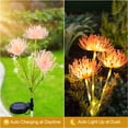 thumbnail image 6 of Qoosea Solar Garden Lights, Solar Flowers Lights with LED Glowing Flowers Stems Outdoor for Garden Decoration Yard Decor, 2 pack, 6 of 9