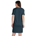 thumbnail image 5 of Inkmeso Womens Plain Shift Dress Short Sleeve Regular Fit Cotton Jersey Tshirt Dress, 5 of 7