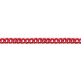 thumbnail image 2 of Metro Jewelry Stainless Steel Red Acrylic Thick Franco Chain Necklace for Men 5 mm Wide 26 Inches Lobster Claw, 2 of 5
