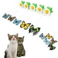 thumbnail image 4 of Pet Cat Dog Toys Plaything Electric Rotating Butterfly Kitten Play Seat Scratch Teaser Steel Wire, 4 of 4