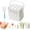12 Sticks White, variant on Silicone Ice Stick Tray with Storage Caddy, Narrow Ice Cube Tray for Water Bottles, Reusable Popsicle Mold for Homemade Frozen Treats, Infused Water & Water Bottles (6 Sticks White)