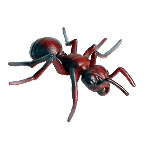 Holzlrgus Realistic Animal Figures Red Ant Figurines Insect Toy, Science Project, Cake Topper, Early Educational Toys Birthday for Toddlers Kids Age 3 4 5