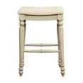 thumbnail image 3 of Riverbay Furniture 30" Backless Bar Stool in White Wash, 3 of 6