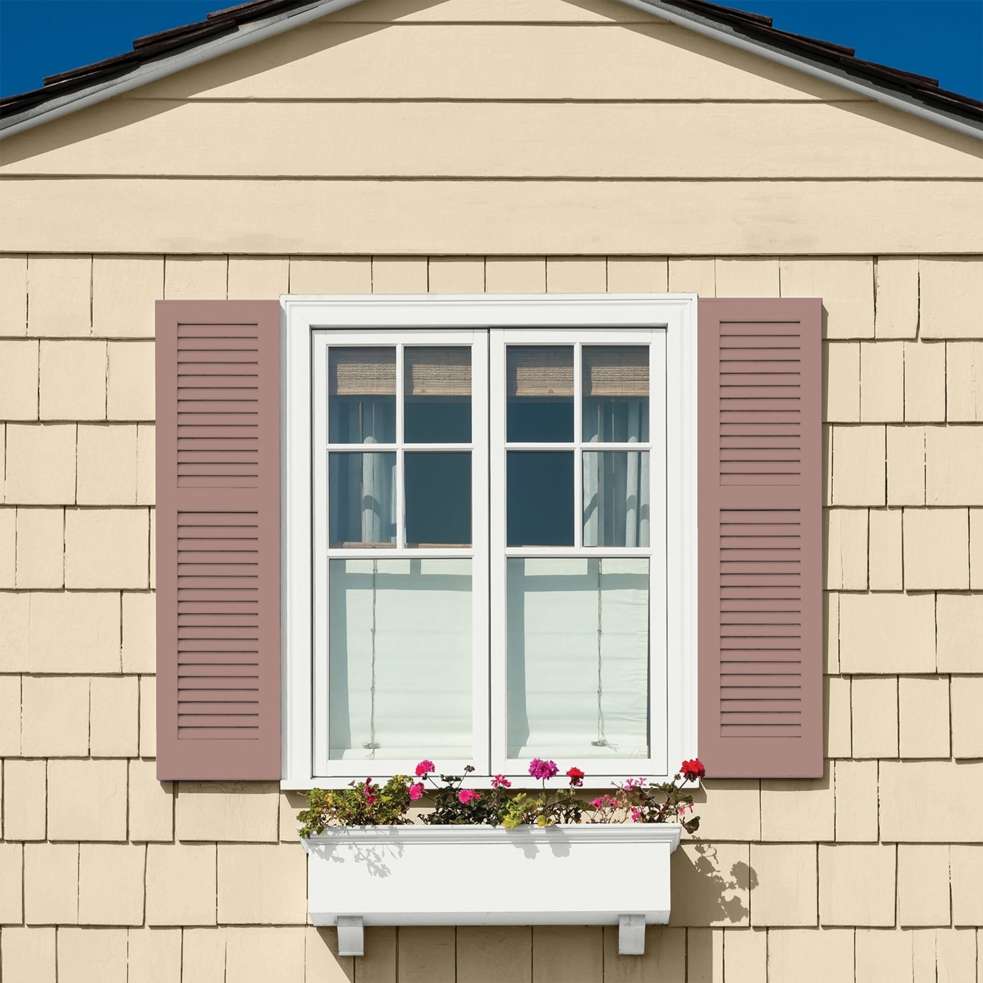 Glidden Fundamentals Bedford Brown / Red, Semi-Gloss Exterior Paint, 5 Gallon
