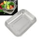thumbnail image 1 of Colador De Acero Inoxidable, Cesta De Aceite De Malla Rectangular, Para Lavar Verduras, Frutas Y Arroz, 1 of 7