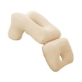 thumbnail image 3 of yotijay Napping Pillow Comfort Face Down Pillow for Reading Watching Movies Relaxing White, 3 of 9