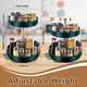 thumbnail image 3 of Organizador de Especias de 2 Niveles, Bandeja con Rotación de 360 grados,  Giratoria de Altura Ajustable, Estante de Almacenamiento para Condimentos de Cocina, 3 of 8