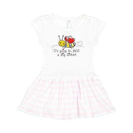 

Inktastic Bee Future Big Sister Gift Toddler Girl Dress