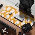 thumbnail image 2 of Long Mouse Pads for Desk,Orange Halloween Ghosts Desk Mats on Top Of Desks, Desk Mouse Pad Extra Large with 3mm Non-Slip Base and Stitched Edge for Gaming,Office,Work,Home 35.4x15.7in, 2 of 5