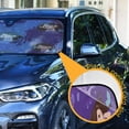 thumbnail image 3 of Universal Fit Accordion Auto Sunshade Windshield Sunshade 53'' x 23.5'' Brown Hair Mermaid, 3 of 8