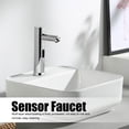 thumbnail image 4 of Ccdes G1/2in Single Cold Touchless Automatic Sensor Faucet for Bathroom Non-Contacting Hands Cleaning,Bathroom Accessories,Sensor Faucet, 4 of 6