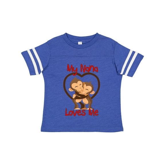 Inktastic My Nana Loves Me Monkey Boys or Girls Toddler T-Shirt