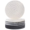 thumbnail image 5 of Posavasos absorbentes para bebidas Sailing trenzados hechos a mano súper absorbentes resistentes al calor gris oscuro (6) unidades, 5 of 5