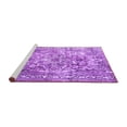 thumbnail image 2 of Ahgly Company Machine Washable Indoor Rectangle Persian Purple Traditional Area Rugs, 5' x 7', 2 of 4