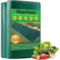 Katinyos Plant Covers Freeze Protection,10x33ft Green Frost Blanket for Winter,Breathable Frost Protection Cover Garden Row Covers for Outdoor Plants