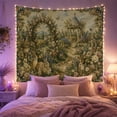 thumbnail image 2 of Rabbits Beneath a Rose-Covered Arch, Romantic Vintage Art for Cottagecore Fans, Garden Wall Art, Mother'S Day Gift, Tapestry Wall Hanging for Bedroom and Living Room, 2 of 7