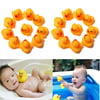 10 Baby Kid Cute Bath Rubber Duck Birthday Squeaky Ducky Water Shower Toy Favors