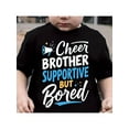 thumbnail image 1 of Cheer BROTHER SUPPORTIVE Bored print 100% cotton Boy T-shirt, 1 of 7