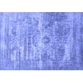 thumbnail image 1 of Ahgly Company Machine Washable Indoor Rectangle Oriental Blue Industrial Area Rugs, 4' x 6', 1 of 4