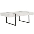 thumbnail image 4 of SAFAVIEH Tristan Contemporary Wood Coffee Table, White/Black, 4 of 10