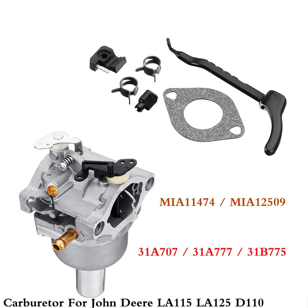 Replacement for Briggs Stratton 19.5HP John Deere LA105 LA125 Stratton carburetor For D110 Lawn Mower MIA11474 MIA12509 Carburetor