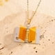 thumbnail image 3 of Openable Heart Book Necklace, Titanium Steel Love Letter Pendant Collarbone Necklace Chain Gift for Women, 3 of 5