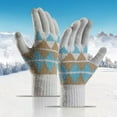 thumbnail image 3 of MesaSe Resilient Riding Gloves Touch Screen Winter Riding Gloves with Double-layer Elastic Wristband Brushed Lining for Cold Weather, 3 of 5