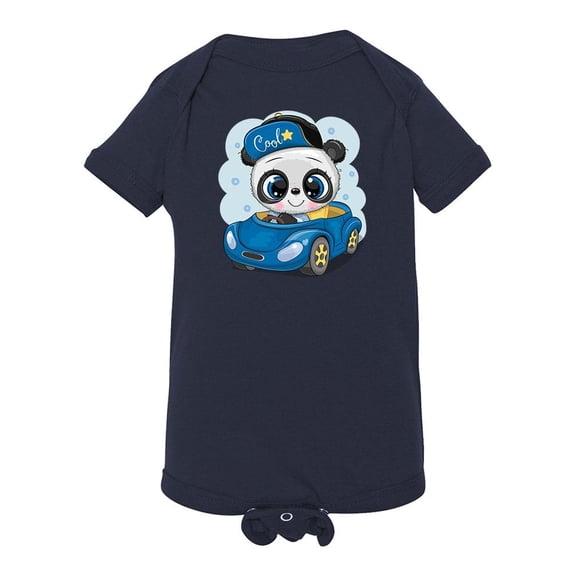 Cool Panda With A Car T-Shirt Infant -Image by Shutterstock, 12 Months