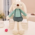 thumbnail image 5 of 40cm Candy Color Long-eared Rabbit Plush Toy Dressed Small White Rabbit Can Be Hung On The Wall To Sleep To Soothe Birthday Gift, 5 of 5