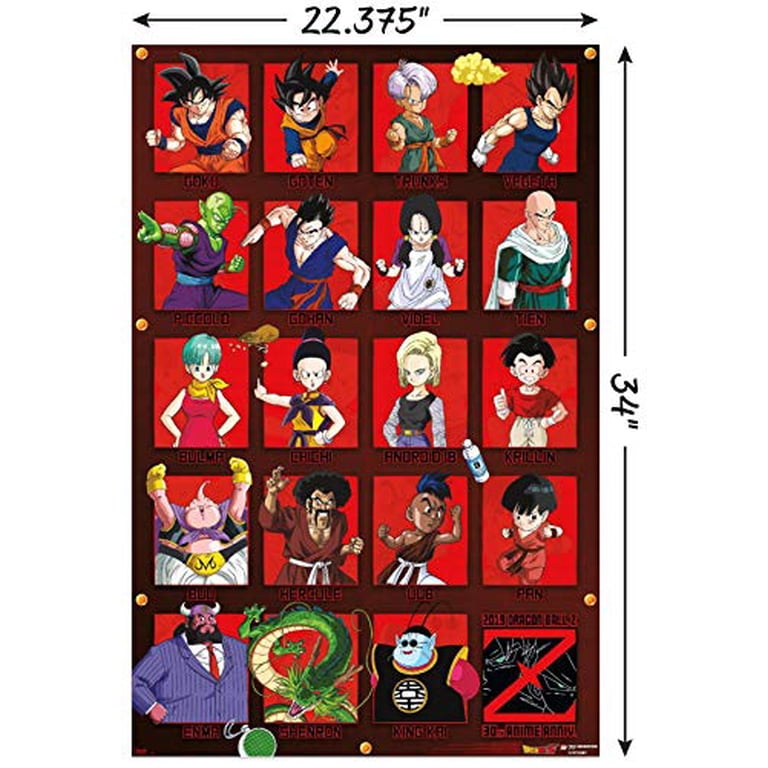 Trends International, Dragon Ball Z Wall Poster, 22.375