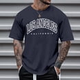 thumbnail image 2 of Playeras Lisas Para Hombre, Camiseta De Verano Para Playa Con Estampado De Árbol Pequeño, Blusa De Manga Corta Con Cuello Redondo, 2 of 4