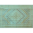 thumbnail image 1 of Ahgly Company Indoor Rectangle Southwestern Light Blue Country Area Rugs, 7' x 10', 1 of 4