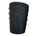 thumbnail image 3 of Arm Bracer Nordic Symbol Medieval PU Leather Gauntlet Wrist Bracelet Wrist Guard Black, 3 of 8