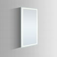 thumbnail image 4 of DAX Sorrento 5" Wide Frameless Bathroom LED Mirror with Defogger, Metallic, 4 of 6