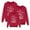 Red, variant on Fiaer Matching Family Christmas Sweatshirts Tree Letter Graphic Crew Neck Pullovers Long Sleeve Loose Fit Xmas Trendy Tops Dad XL