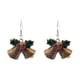 thumbnail image 1 of Pendientes para mujer, regalos para mujer, pendientes navideños de Papá Noel con aceite de colores, pendientes de muñeco de nieve, 1 of 2