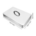 thumbnail image 2 of unbranded De Acero Inoxidable Para Cocina Cubierta Para Sartén Resistente Alta Temperatura Rectangular, 2 of 8