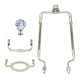 thumbnail image 2 of Accesorios de iluminación de soporte de arpa de pantalla de lámpara desmontable para luz de piso Plata Zulema arpa de lámpara, 2 of 7