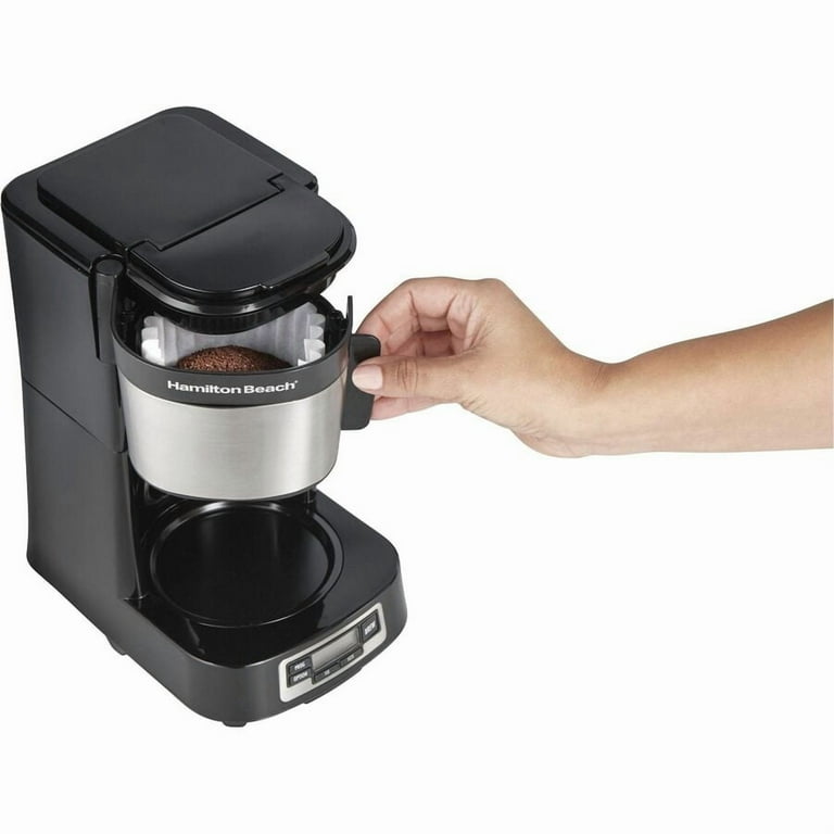 Hamilton Beach 5 Cup Compact Coffee Maker, Programmable, Glass Hamilton Beach 5 Cup Compact Coffee Maker, Programmable, Glass
