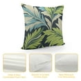 thumbnail image 4 of RUIYC Green Blue Tropical Covers Palm Leaves Pillow Cases Farmhouse Botanical Plant Summer Throw Pillows Cushion Cover for Home Sofa Bedroom Outdoor, 4 of 5