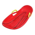 thumbnail image 1 of Ethern Winter Snow Sled Grass Sleigh Sledge Portable Toboggan Sledding Skiing Board for red, 1 of 9