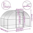 thumbnail image 2 of vidaXL Outdoor Chicken Coop 9.8'x6.6'x6.6' Galvanized Steel, 2 of 3