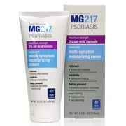 MG217 Psoriasis Cream, 3% Salicylic Acid Multi-Symptom Moisturizing Psoriasis Cream, 3.5 Fluid Ounce, 4-Pack